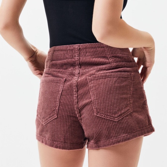 Pink Corduroy Mom Shorts Pac Sun - Picture 5 of 7